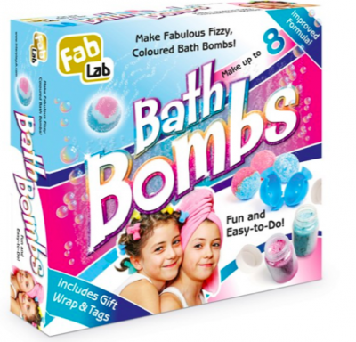 Fab Lab Bath Bombs (£12.99)